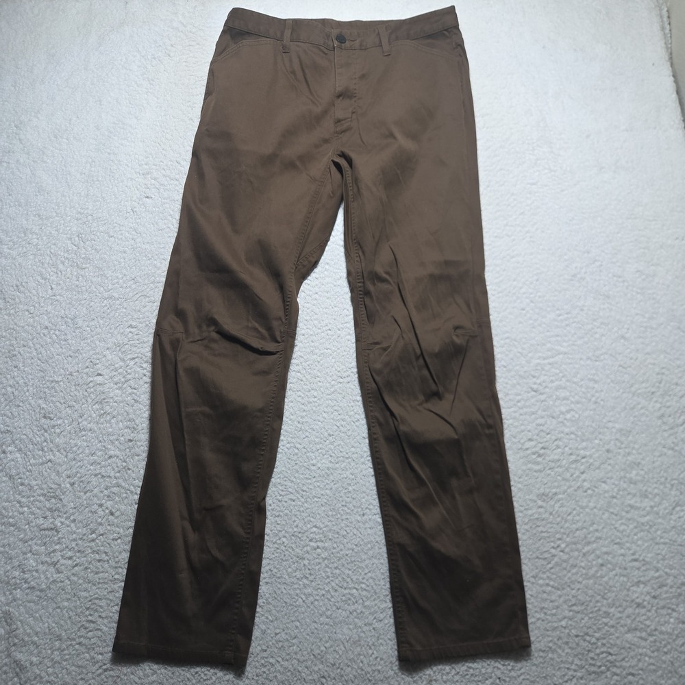 Mountain Hardwear Mens Pants 34x31 Brown Performance Stretch Hiking Outdoor